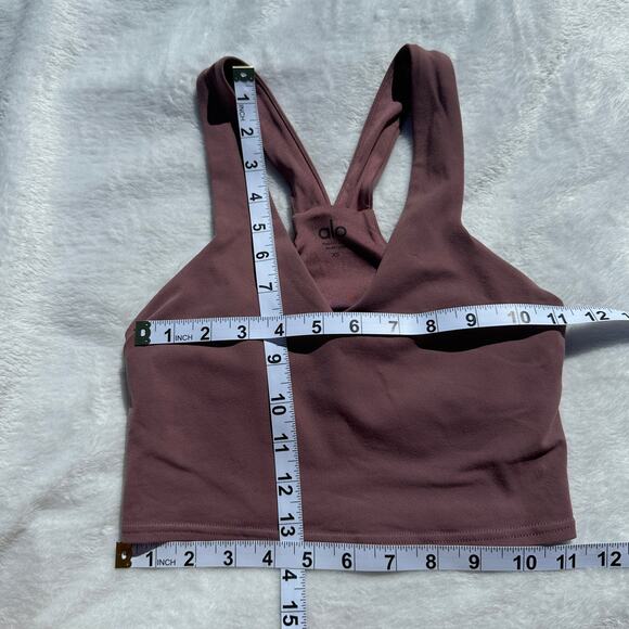 Alo Yoga Woodrose Airlift 7/8 Leggings Intrigue Wild Thing Real Bra Tank XS Set - Picture 11 of 16